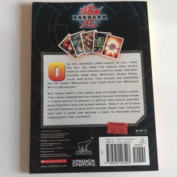 6 Bakugan Battle Brawler Scholastic Chapter Books Beginner Reader - Picture 7 of 14